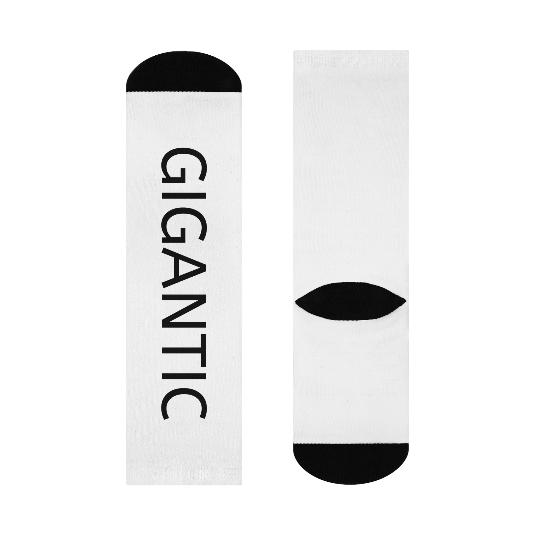 Gigantic Nutsack Novelty Crew Socks - Funny Cushioned Premium Knit Socks