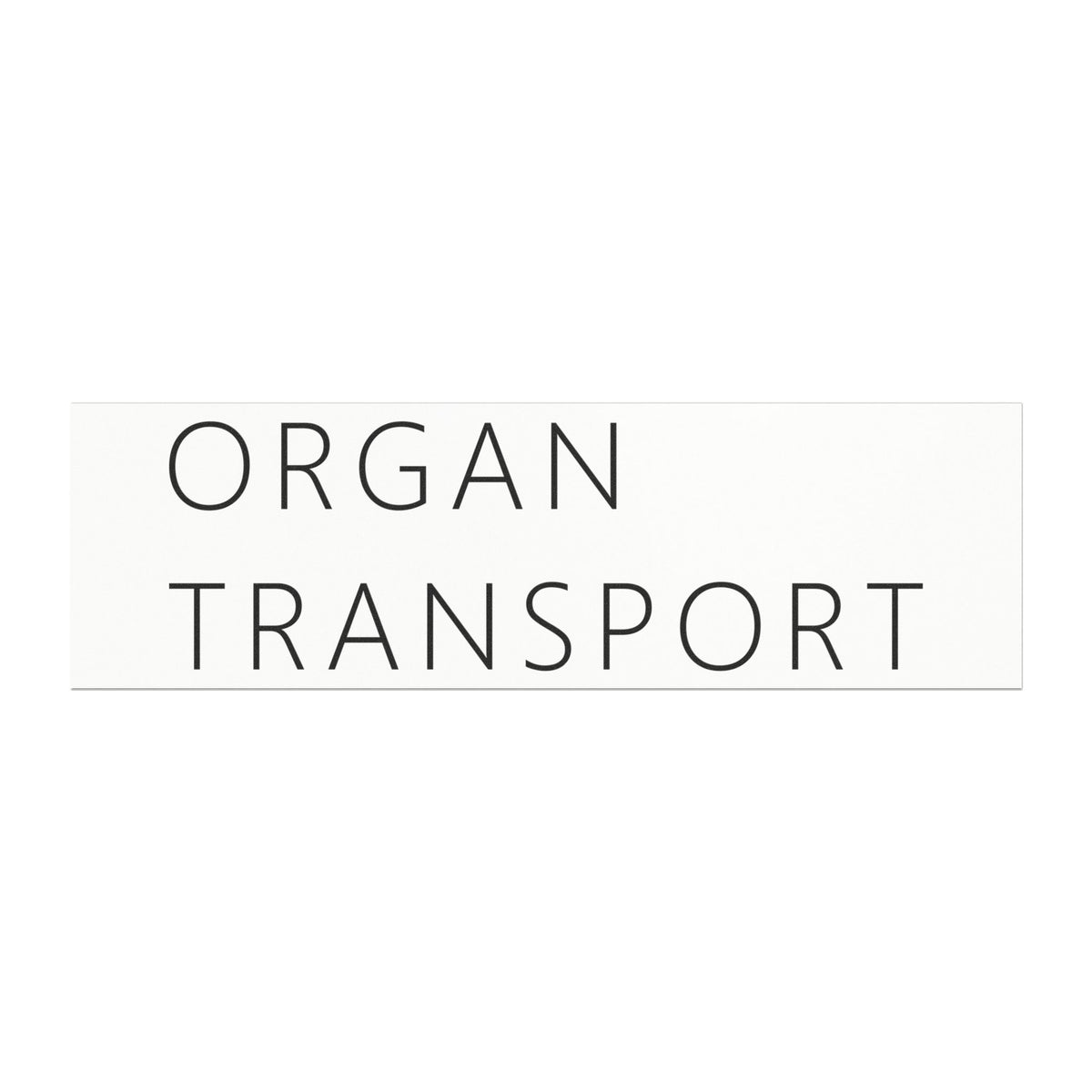 Organ Transport Car Magnet – Funny Deadpan Gag Gift Car Magnet