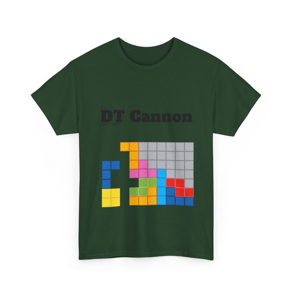 DT Cannon T-Shirt - Funny TETRIS Joke Graphic Tee