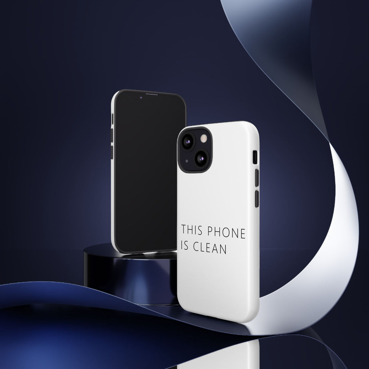 This Phone Is Clean Phone Case – Funny Deadpan Gag Gift Phone Case