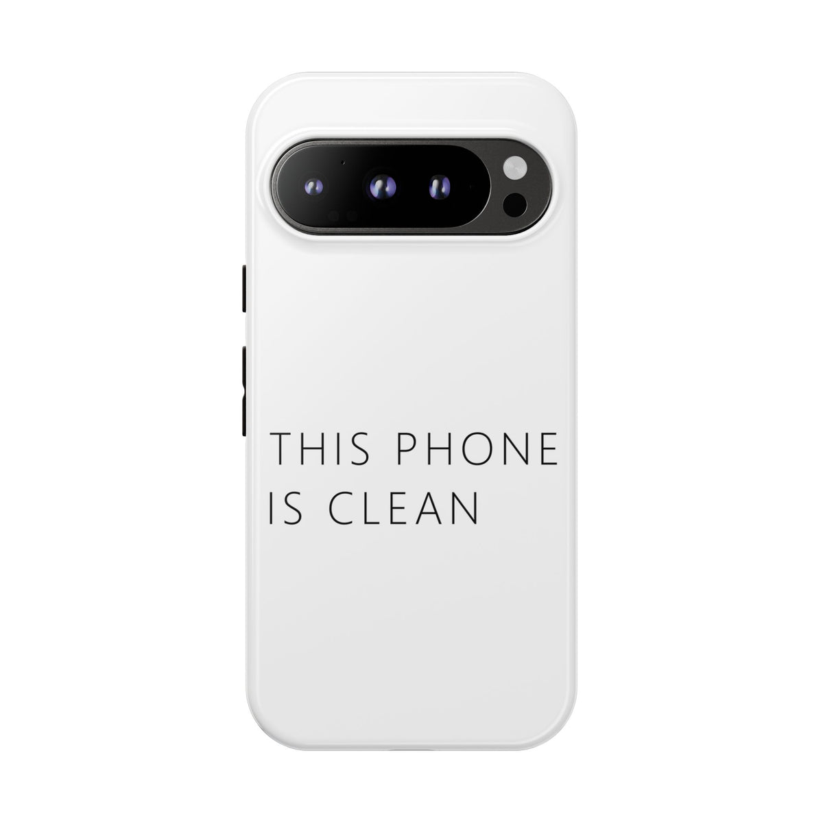 This Phone Is Clean Phone Case – Funny Deadpan Gag Gift Phone Case