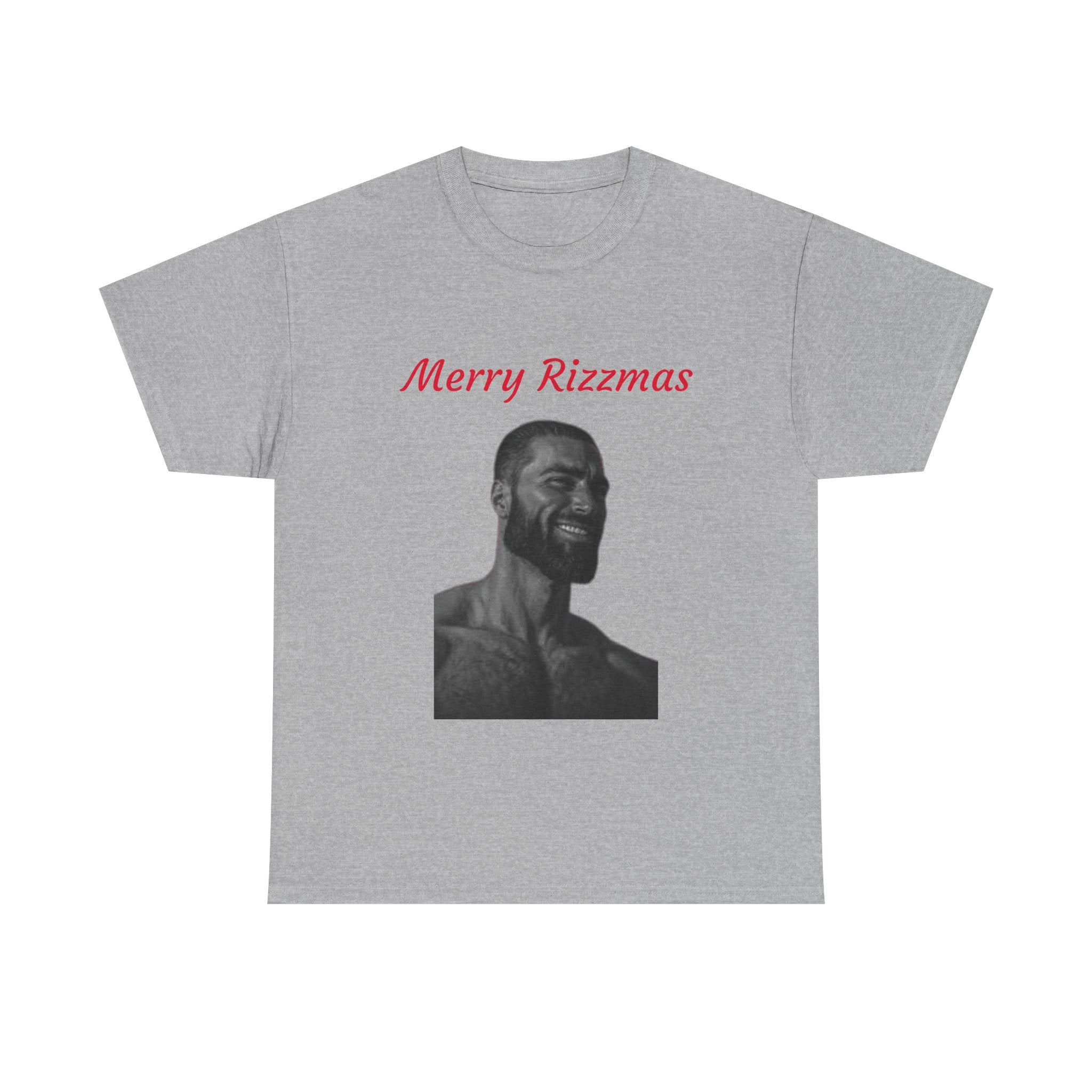 Merry Rizzmas T-Shirt - Funny Chad Meme Christmas Shirt