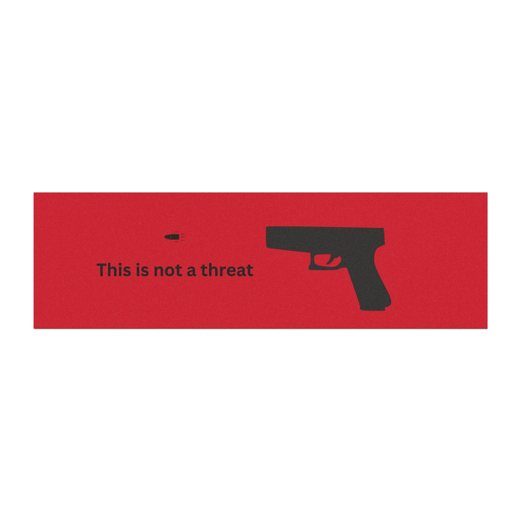 This is not a threat - Funny Car Magnet