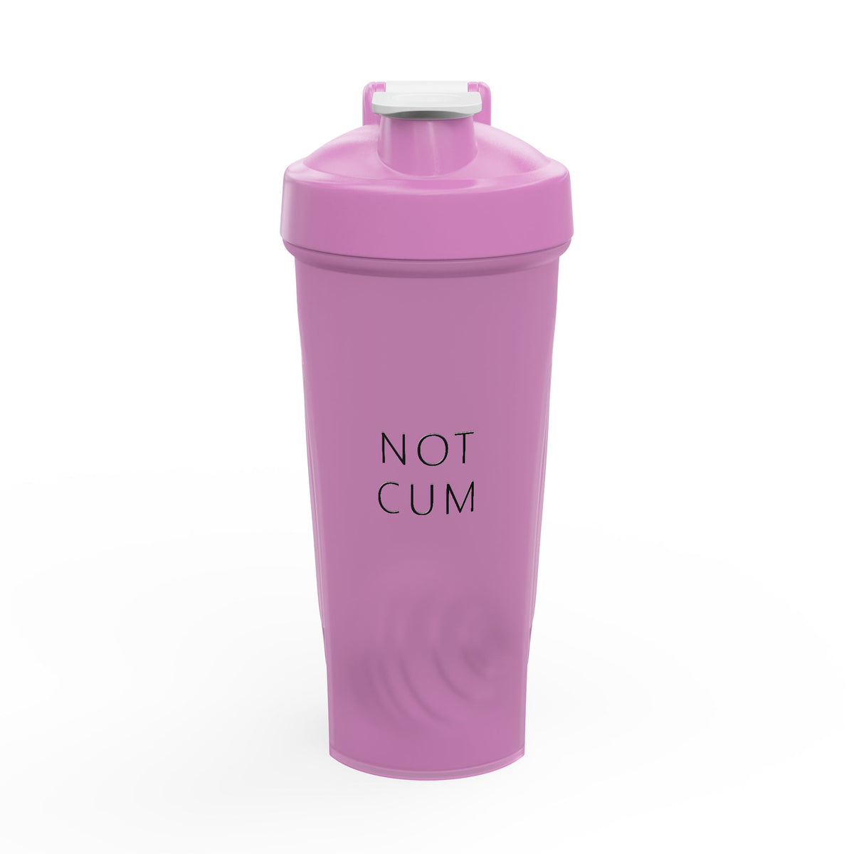 NOT CUM Protein Shaker (24oz) – Funny Adult Gag Gift Gym Bottle