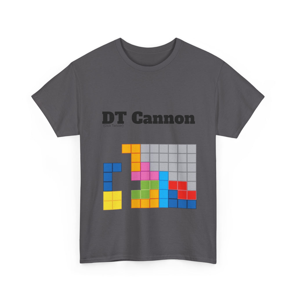 DT Cannon T-Shirt - Funny TETRIS Joke Graphic Tee