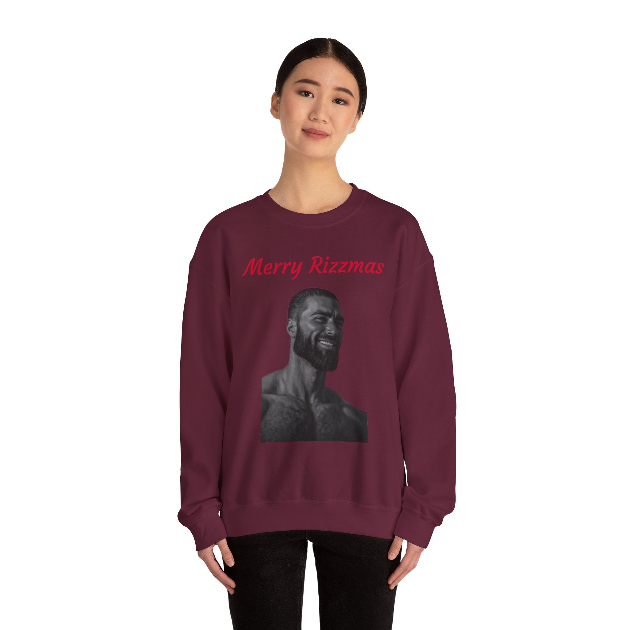 Merry Rizzmas Sweatshirt– Funny Meme Sweatshirt