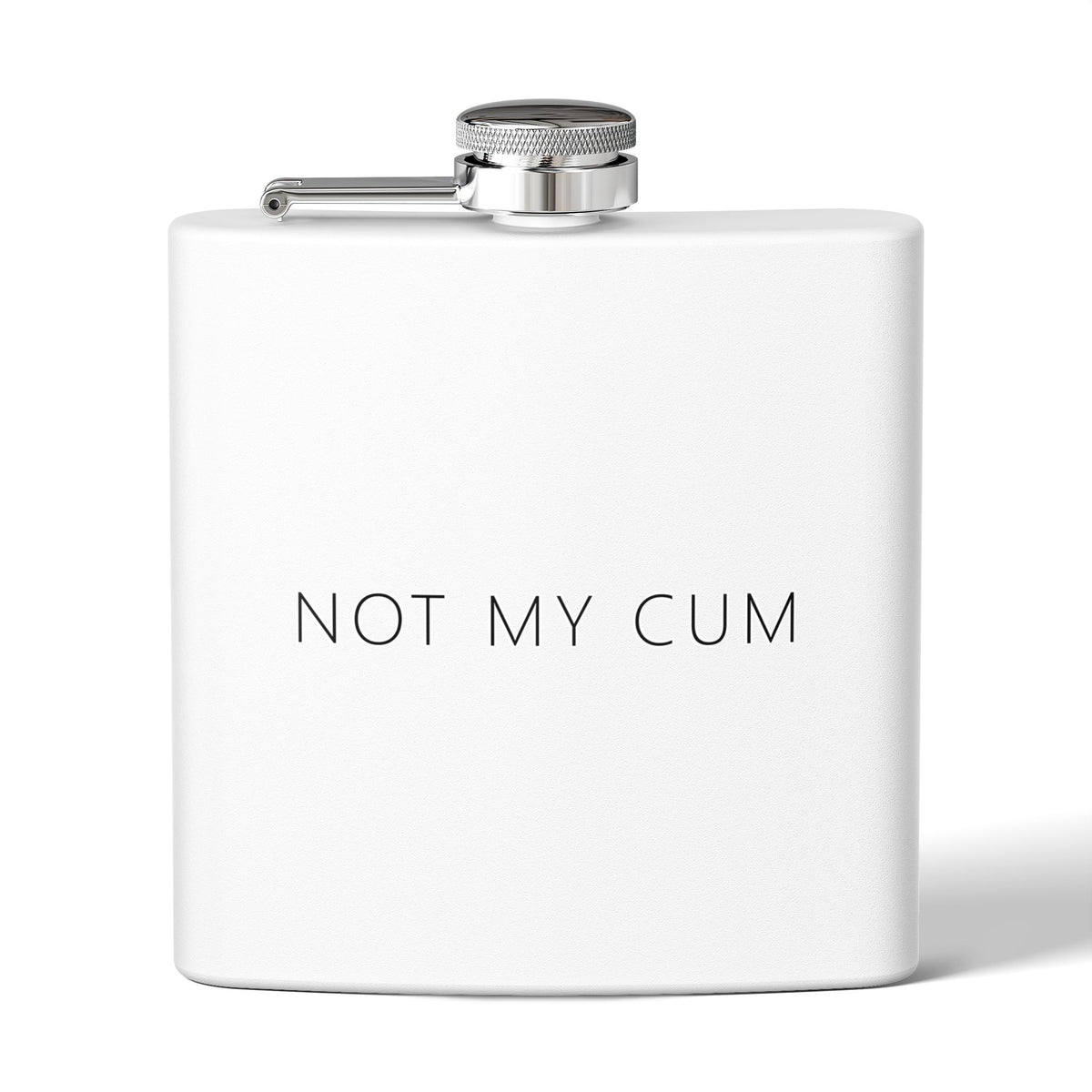 Not My Cum Flask – Funny Adult Gag Gift Flask