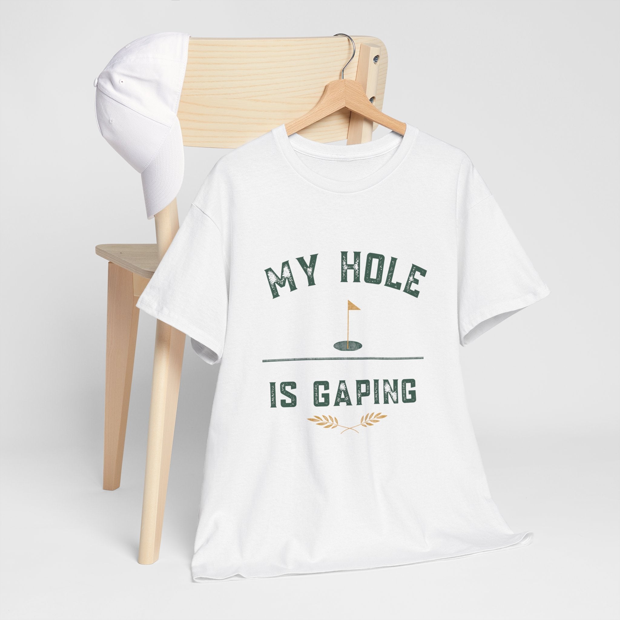 My Hole Is Gaping Shirt – Funny Golf Double Entendre T-Shirt