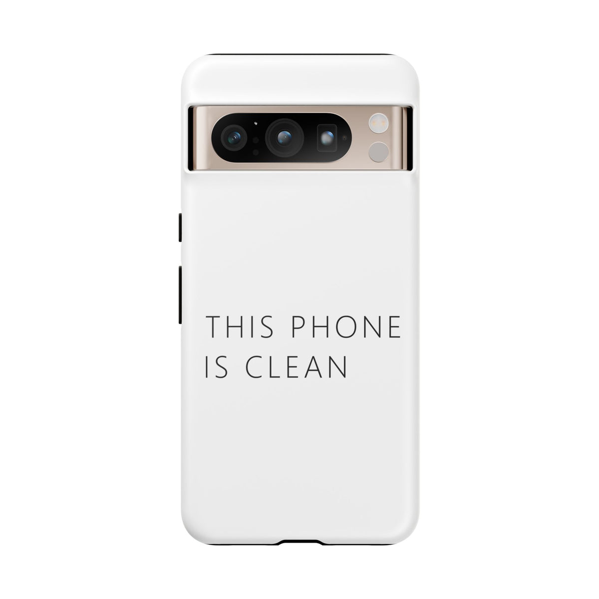This Phone Is Clean Phone Case – Funny Deadpan Gag Gift Phone Case