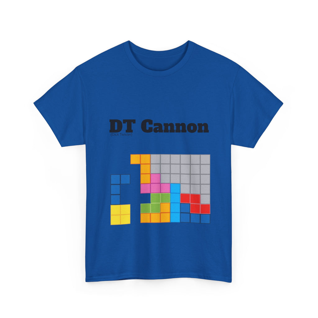 DT Cannon T-Shirt - Funny TETRIS Joke Graphic Tee