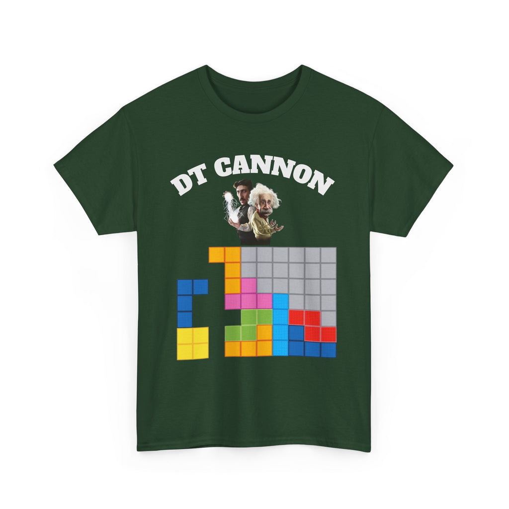 DT Cannon T-Shirt - Funny TETRIS Einstein Tee