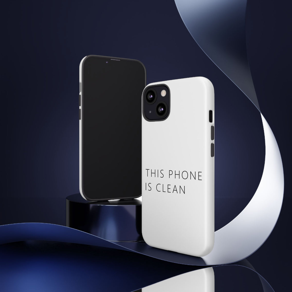 This Phone Is Clean Phone Case – Funny Deadpan Gag Gift Phone Case
