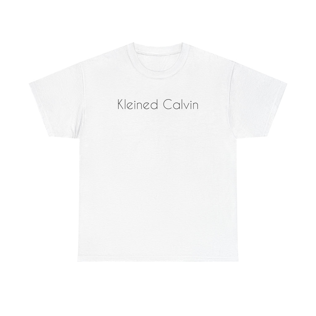 Kleined Calvin Parody Graphic Tee - Funny Heavy Cotton Streetwear Shirt