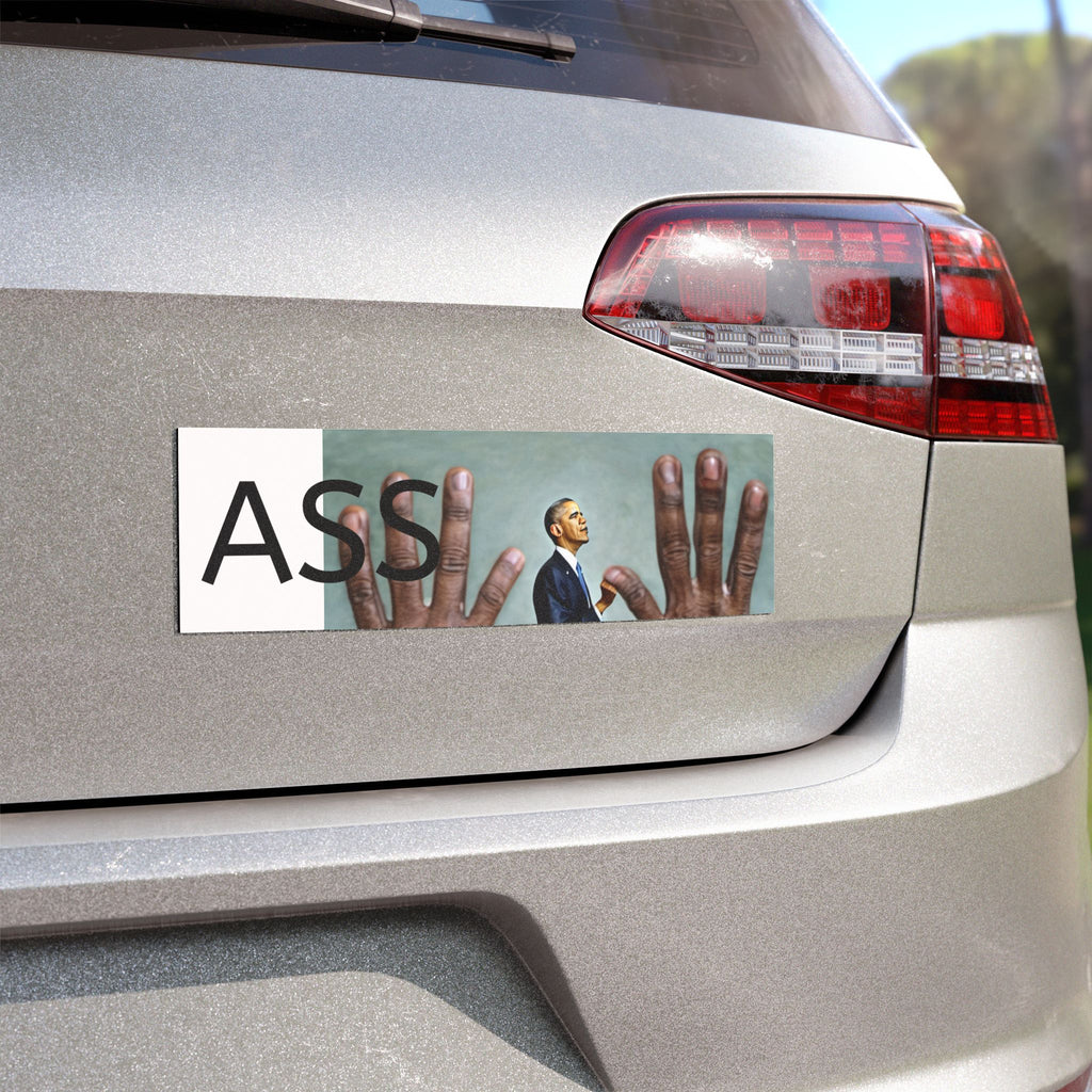ASS Car Magnet - Funny Novelty Bumper Magnet for Cars, Trucks & More