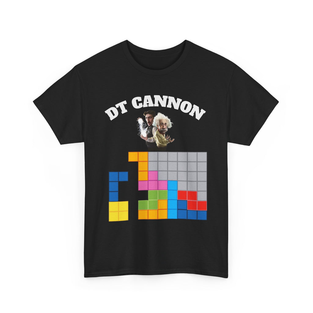 DT Cannon T-Shirt - Funny TETRIS Einstein Tee