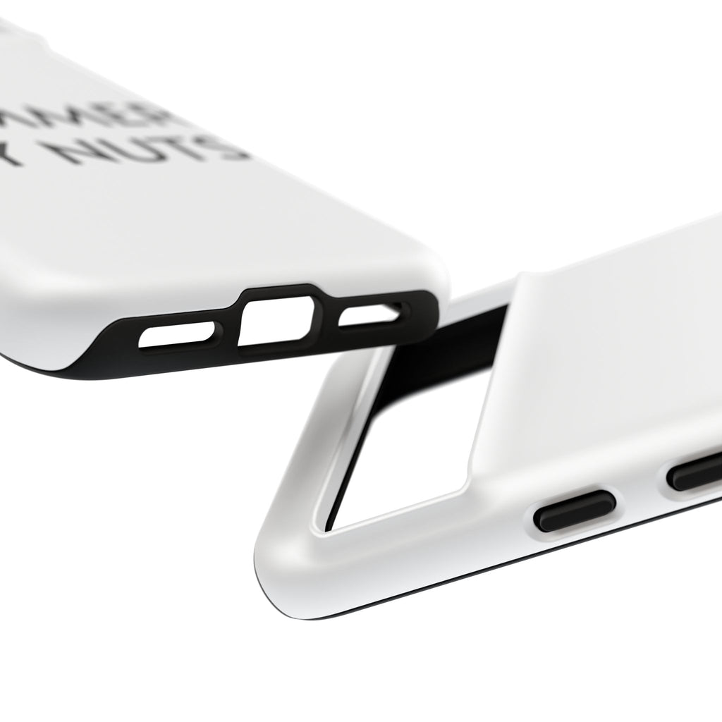 Hammer My Nuts Shock-Proof Phone Case – Funny Meme Protective Cover