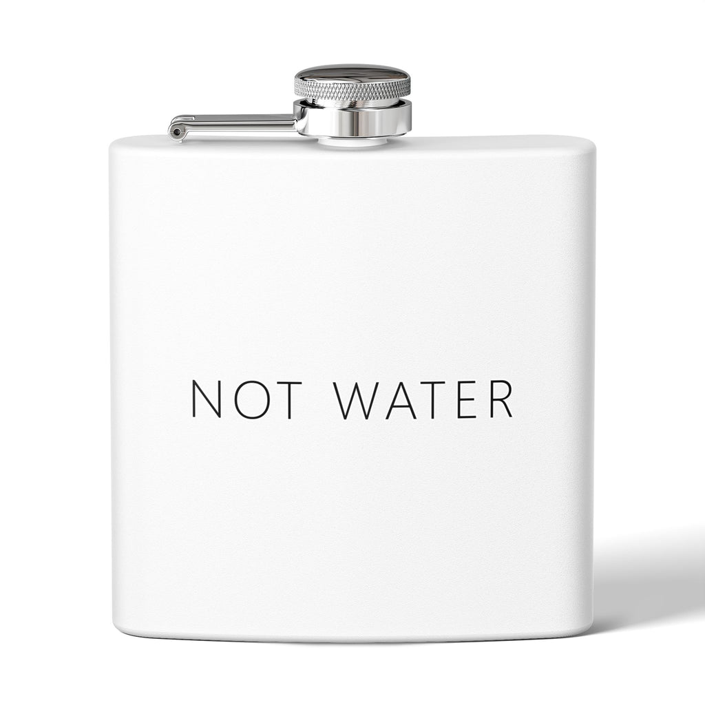 Not Water Flask – Funny Deadpan Gag Gift Flask
