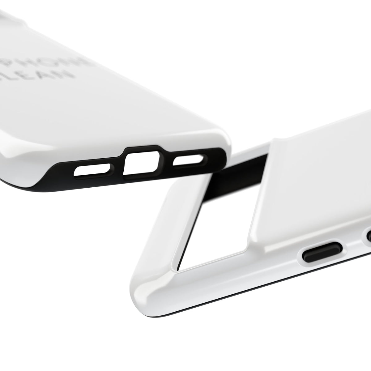 This Phone Is Clean Phone Case – Funny Deadpan Gag Gift Phone Case