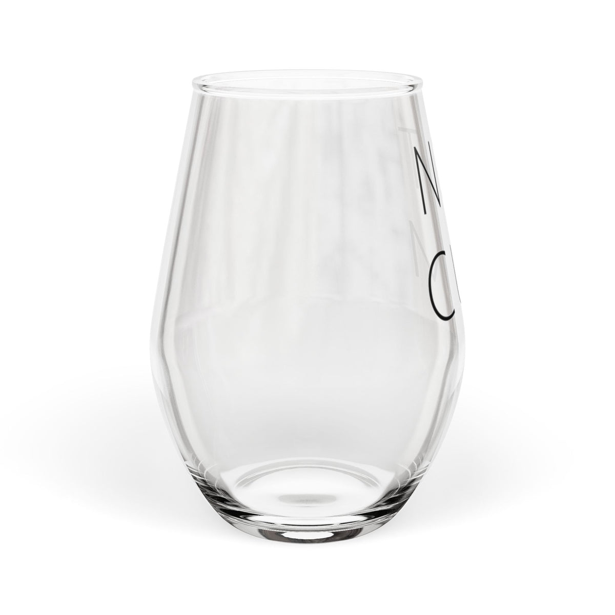 NOT CUM Wine Glass (11.75oz) – Funny Adult Gag Gift Stemless Wine Glass
