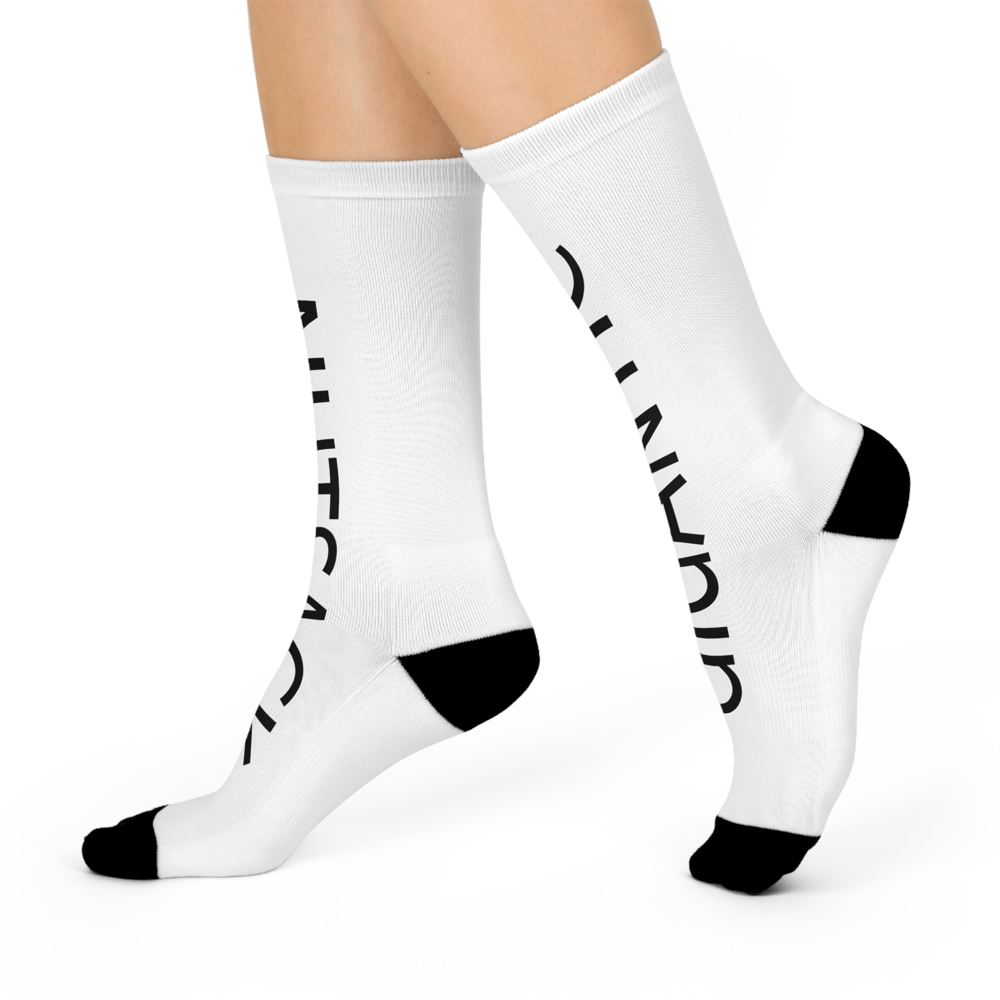 Gigantic Nutsack Novelty Crew Socks - Funny Cushioned Premium Knit Socks