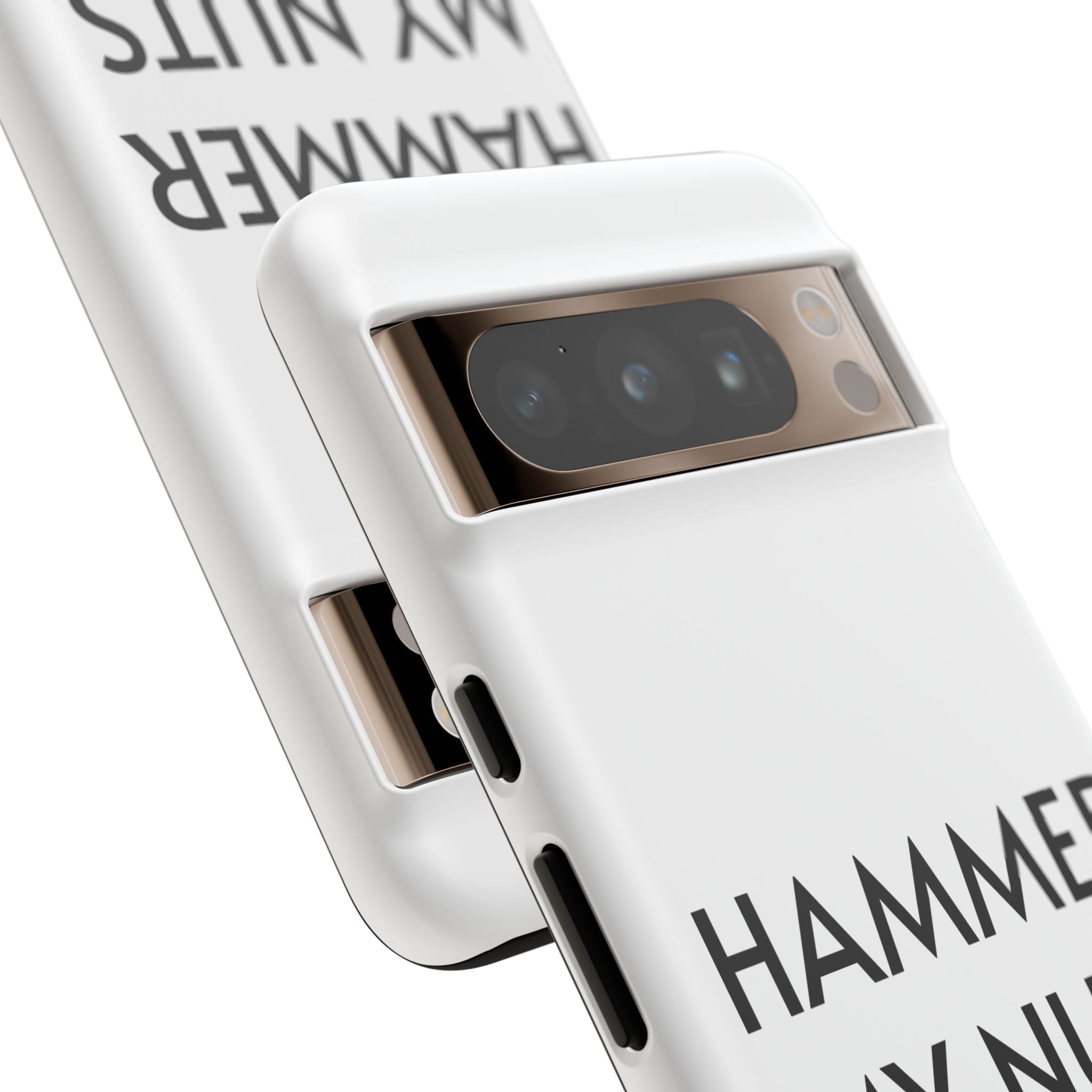 Hammer My Nuts Shock-Proof Phone Case – Funny Meme Protective Cover