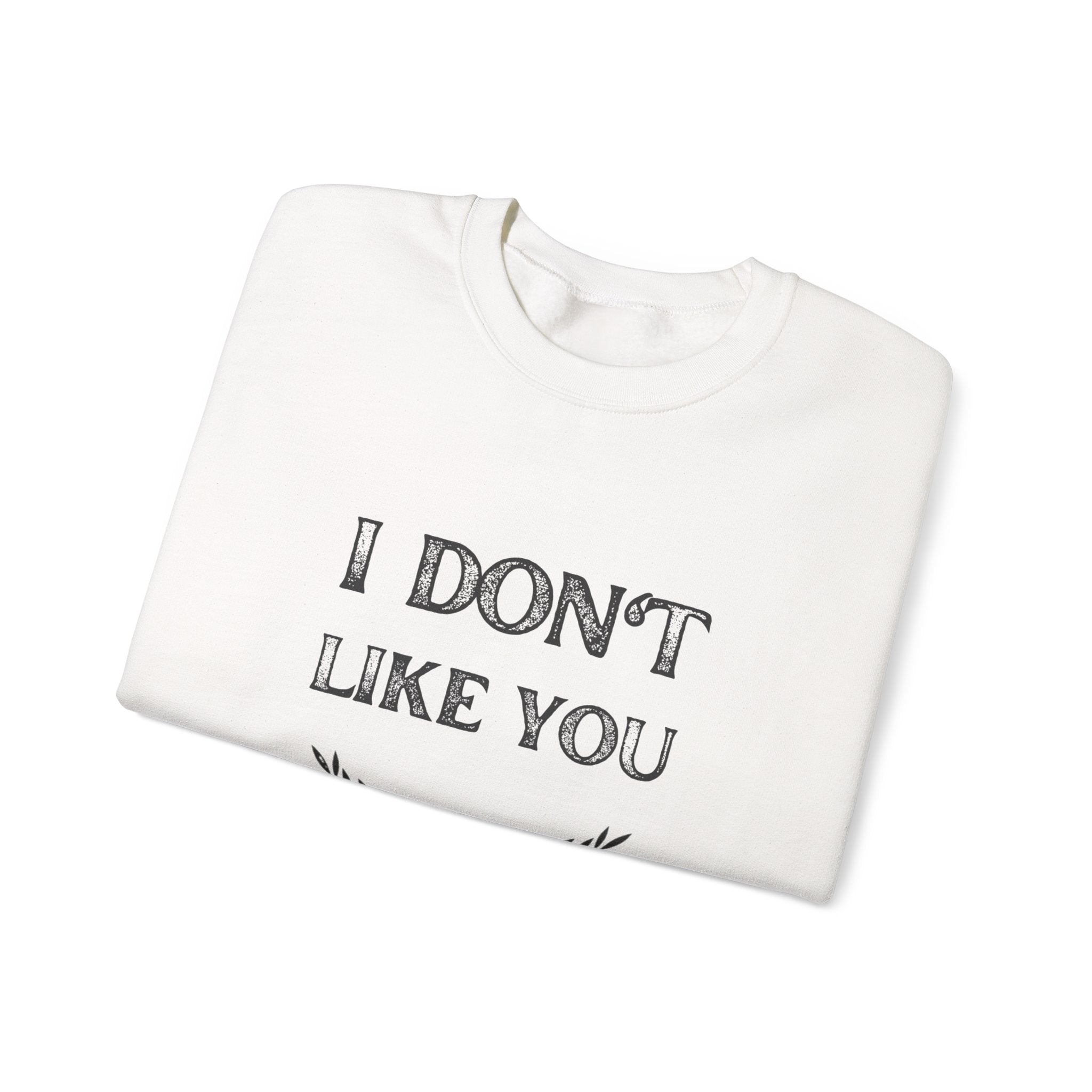 I Don't Like You Sweatshirt