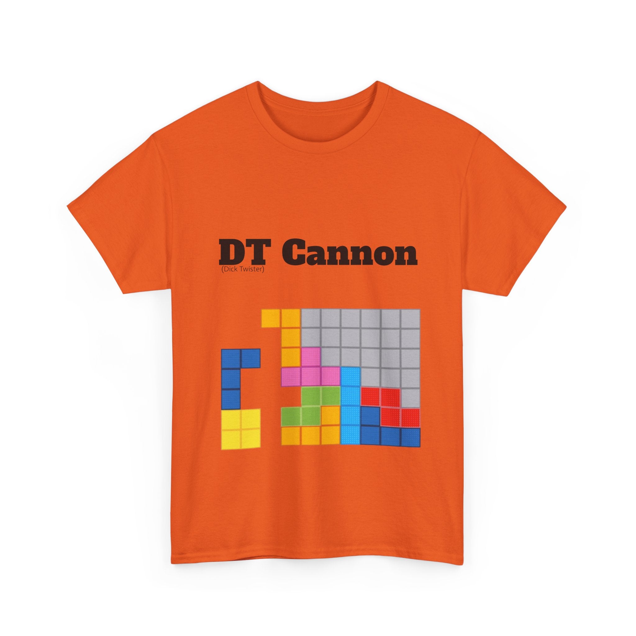 DT Cannon T-Shirt - Funny TETRIS Joke Graphic Tee