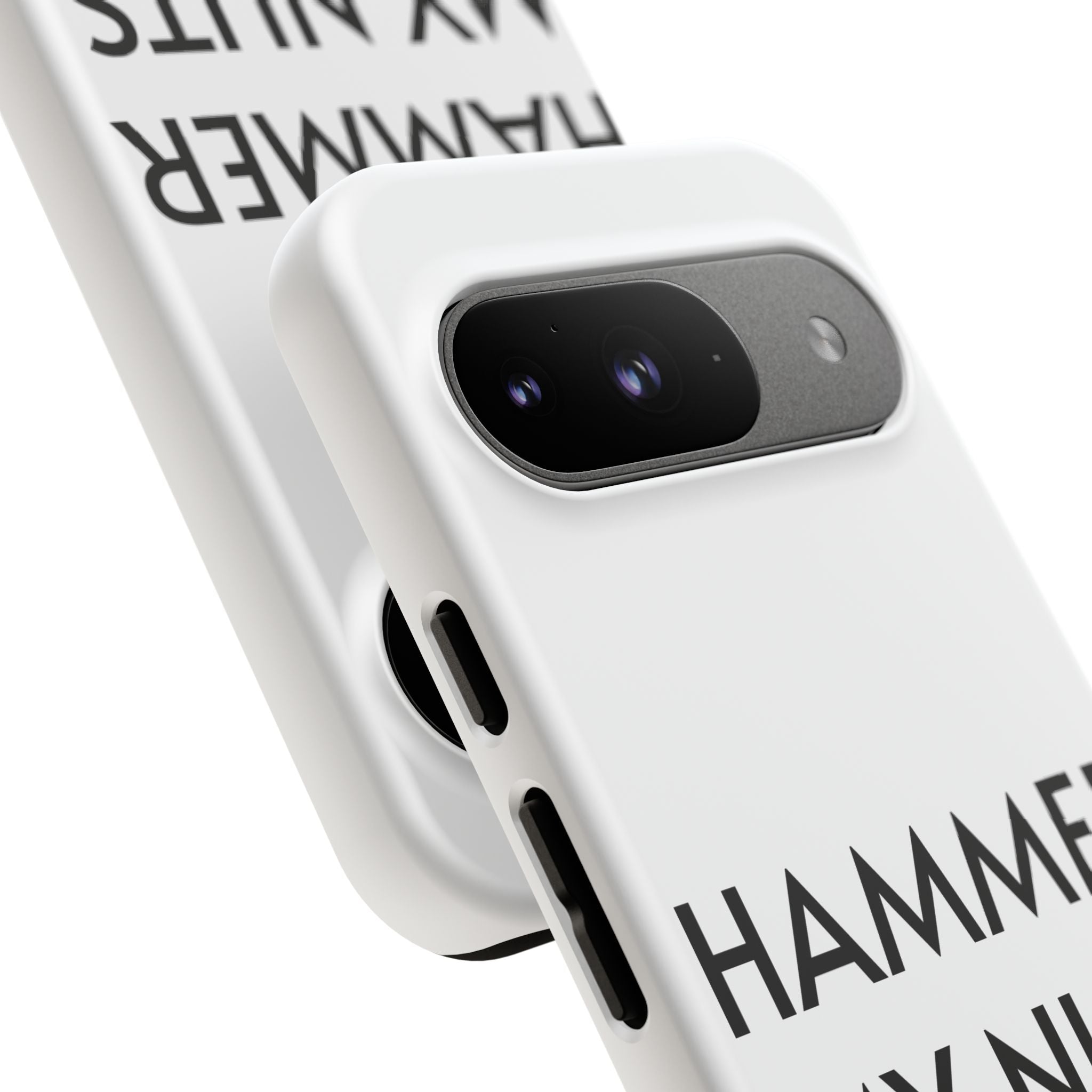 Hammer My Nuts Shock-Proof Phone Case – Funny Meme Protective Cover