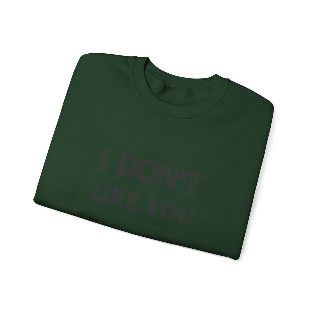 I Don't Like You Sweatshirt