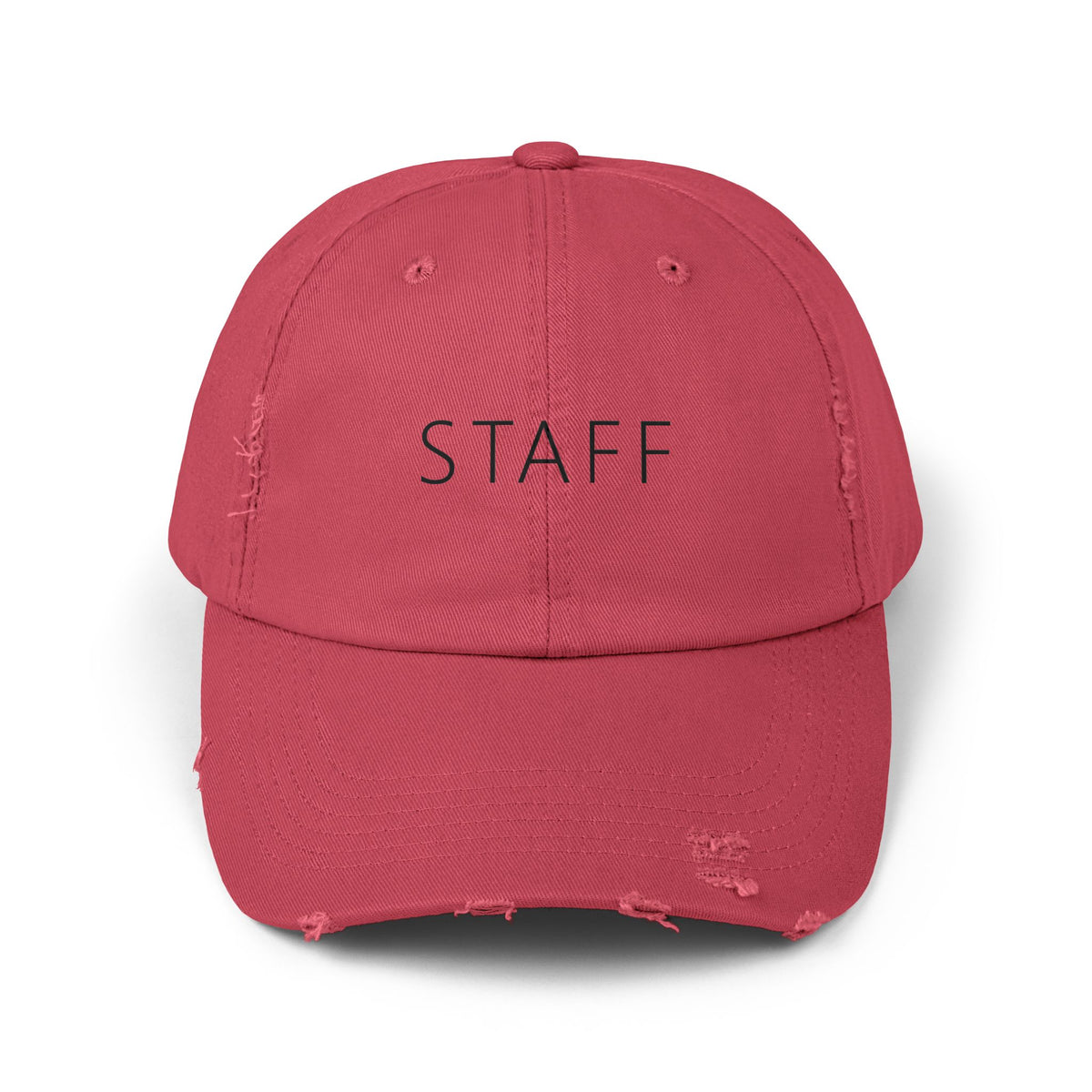 Staff Hat – Funny Deadpan Gag Gift Distressed Dad Hat
