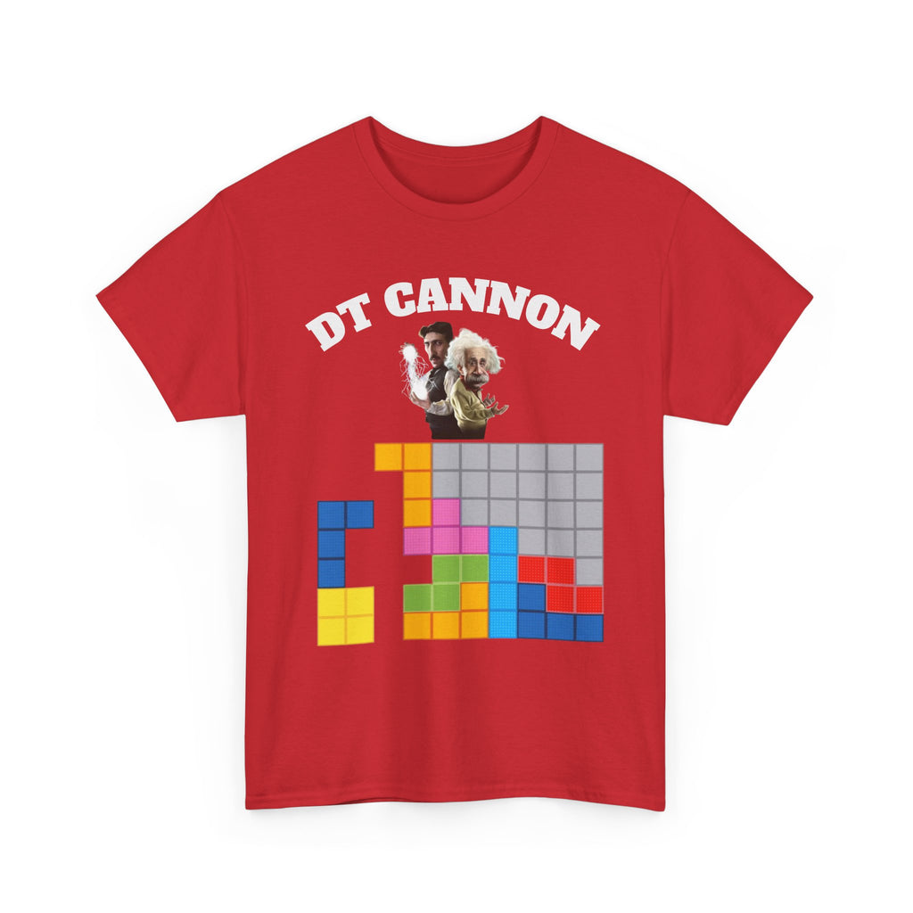 DT Cannon T-Shirt - Funny TETRIS Einstein Tee