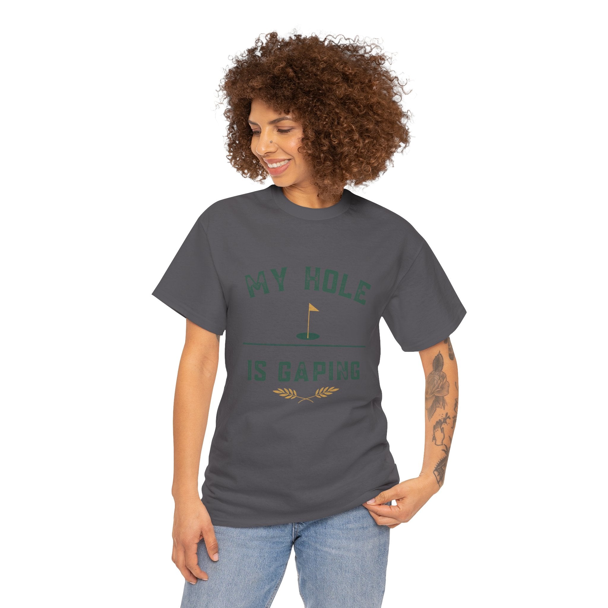 My Hole Is Gaping Shirt – Funny Golf Double Entendre T-Shirt