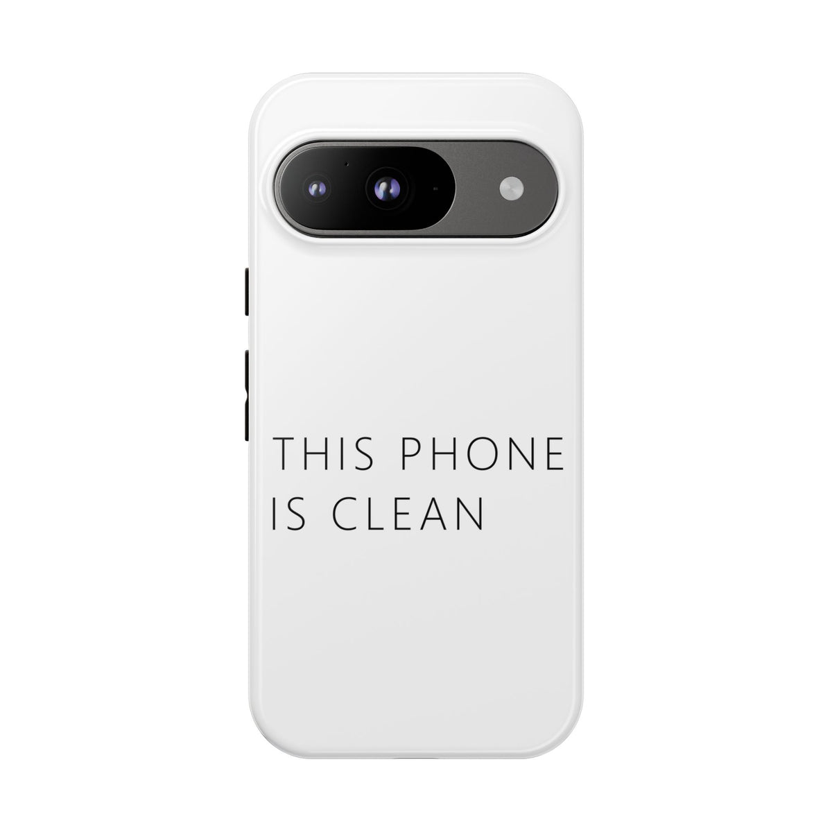 This Phone Is Clean Phone Case – Funny Deadpan Gag Gift Phone Case