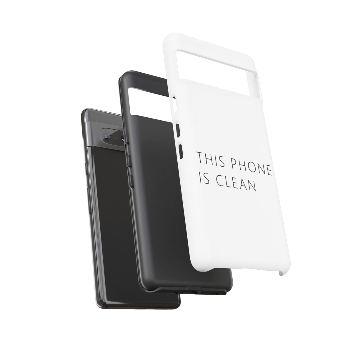 This Phone Is Clean Phone Case – Funny Deadpan Gag Gift Phone Case