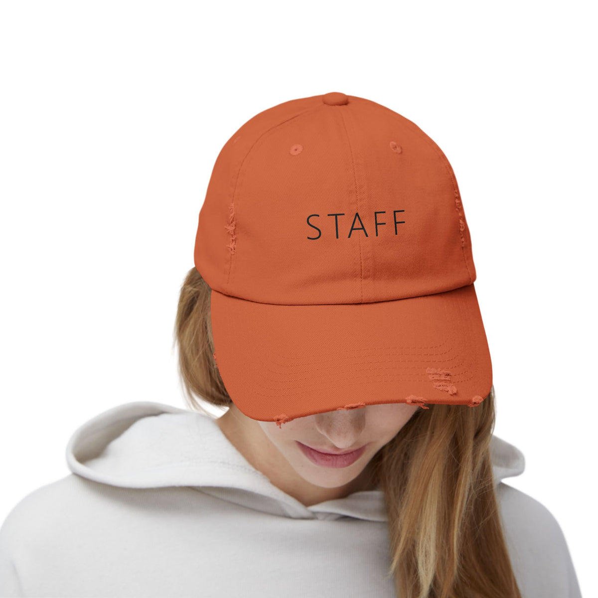 Staff Hat – Funny Deadpan Gag Gift Distressed Dad Hat