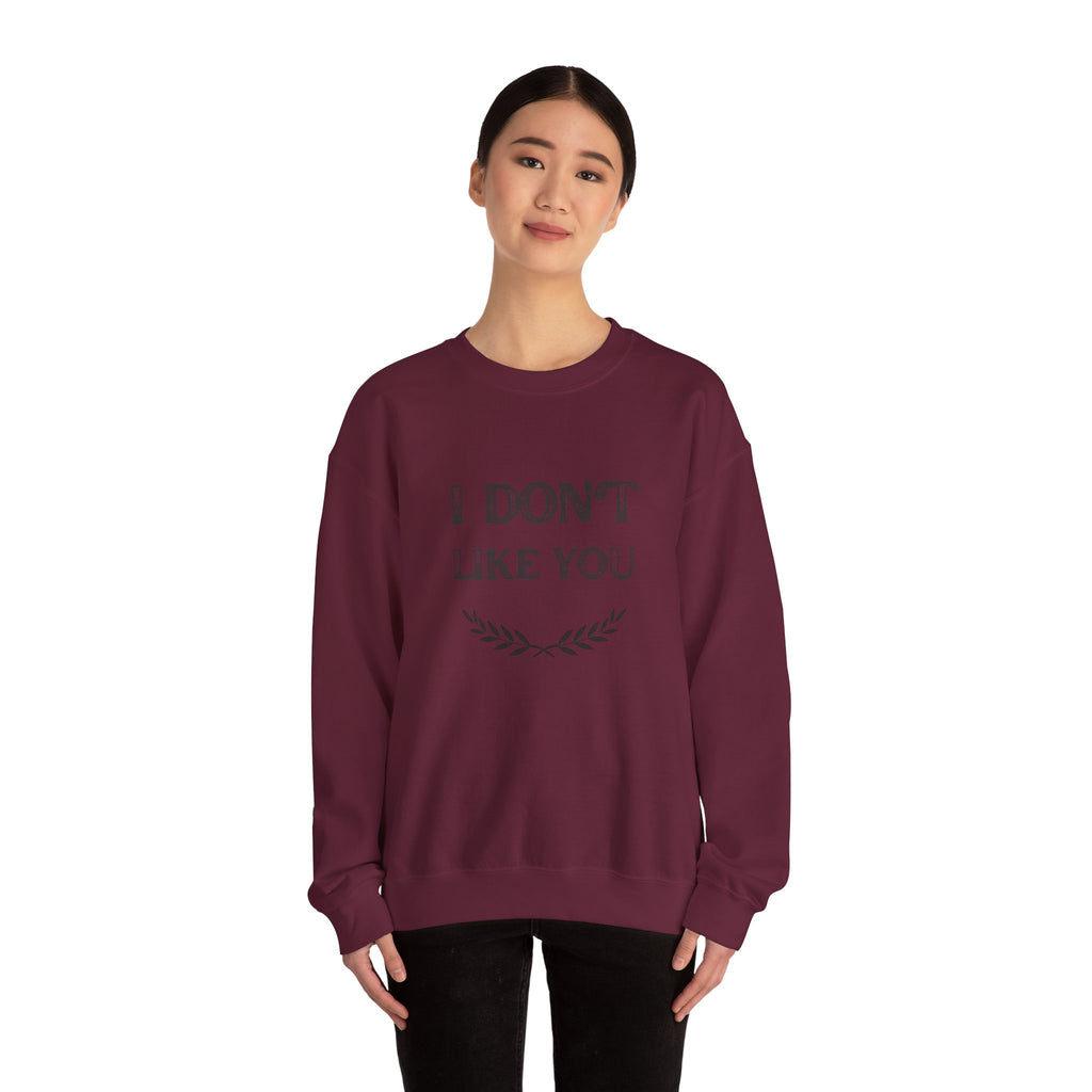 I Don't Like You Sweatshirt