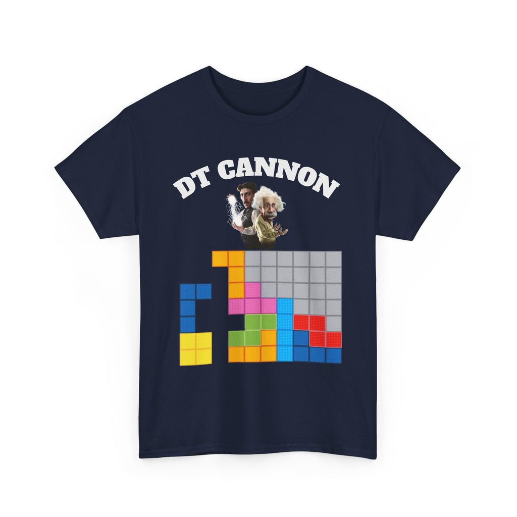 DT Cannon T-Shirt - Funny TETRIS Einstein Tee