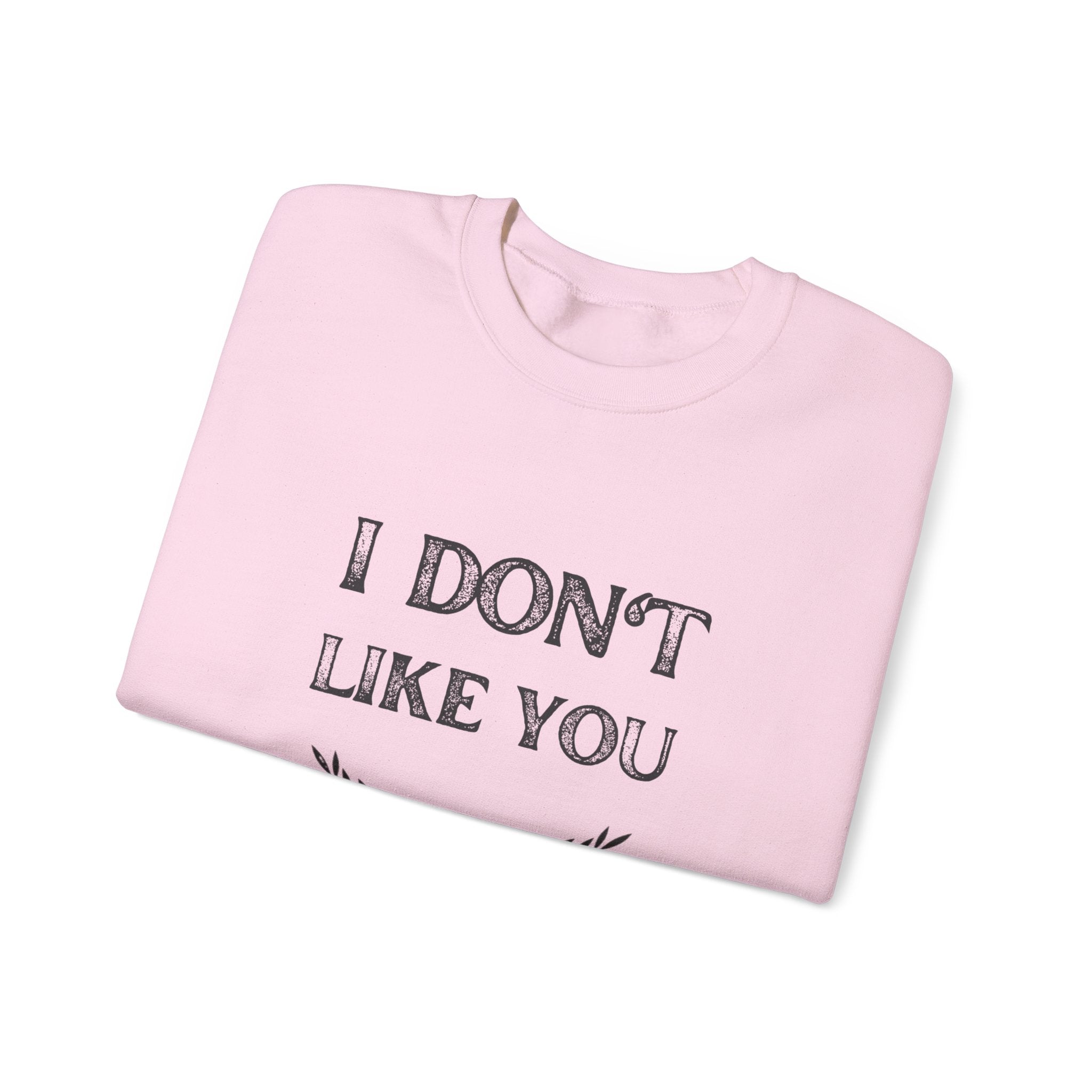 I Don't Like You Sweatshirt
