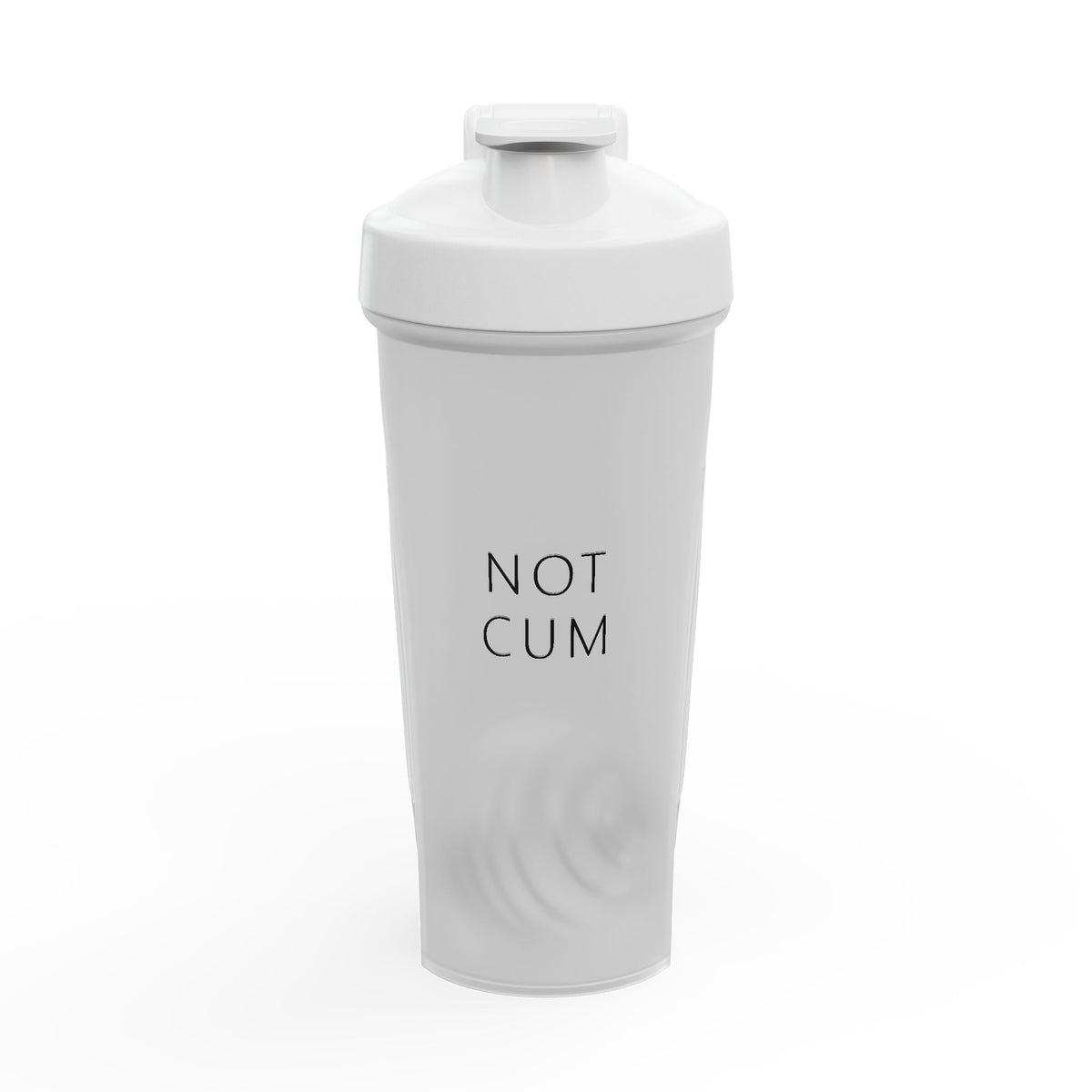 NOT CUM Protein Shaker (24oz) – Funny Adult Gag Gift Gym Bottle