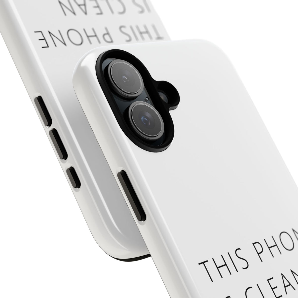 This Phone Is Clean Phone Case – Funny Deadpan Gag Gift Phone Case