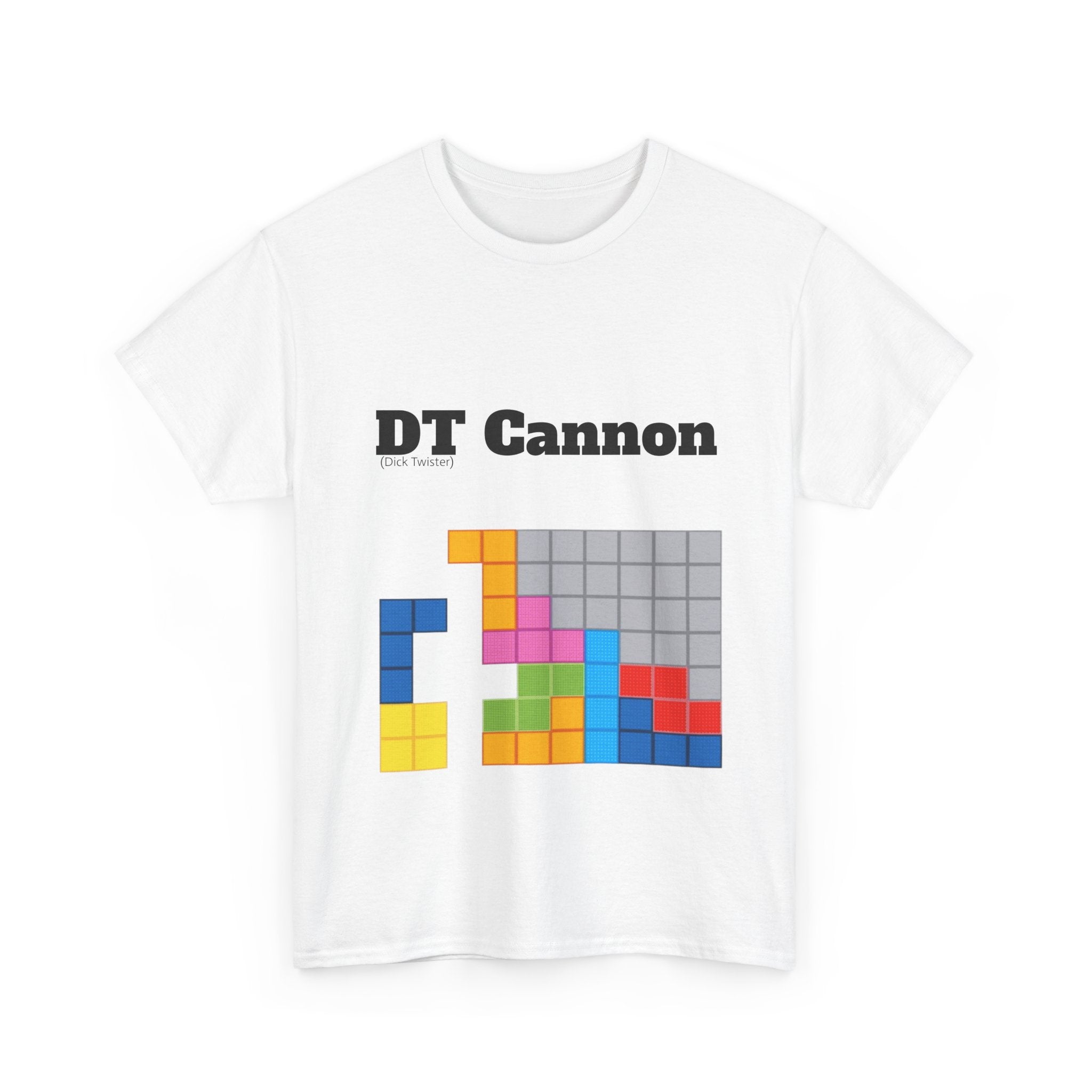 DT Cannon T-Shirt - Funny TETRIS Joke Graphic Tee