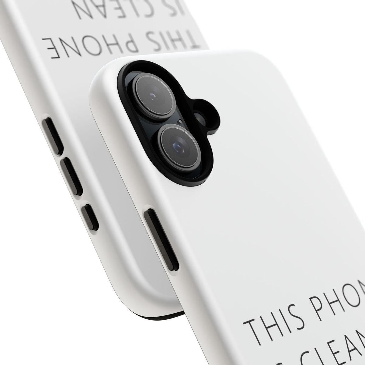This Phone Is Clean Phone Case – Funny Deadpan Gag Gift Phone Case