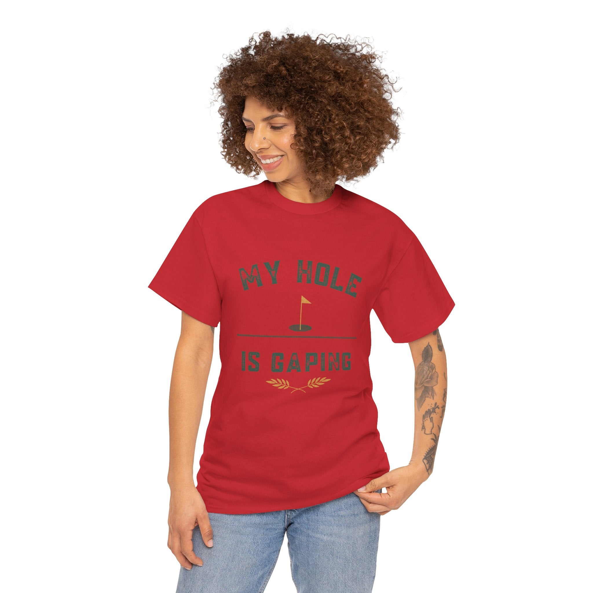 My Hole Is Gaping Shirt – Funny Golf Double Entendre T-Shirt