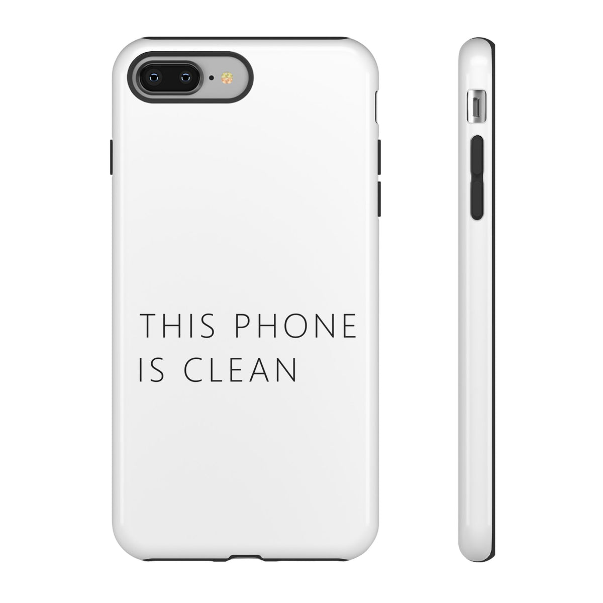 This Phone Is Clean Phone Case – Funny Deadpan Gag Gift Phone Case