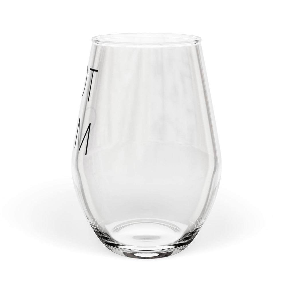 NOT CUM Wine Glass (11.75oz) – Funny Adult Gag Gift Stemless Wine Glass