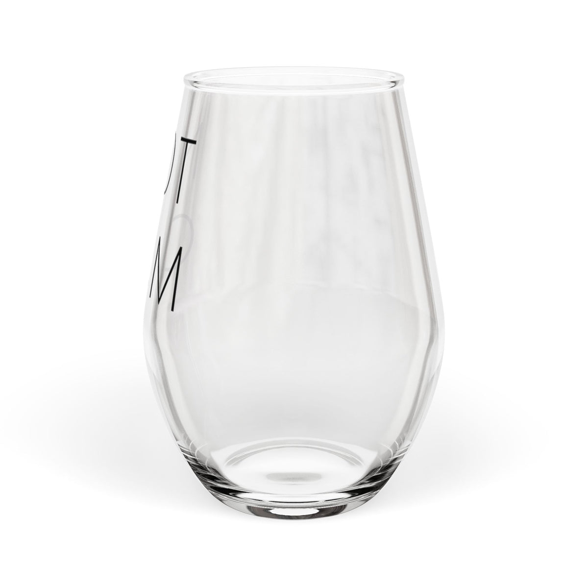 NOT CUM Wine Glass (11.75oz) – Funny Adult Gag Gift Stemless Wine Glass