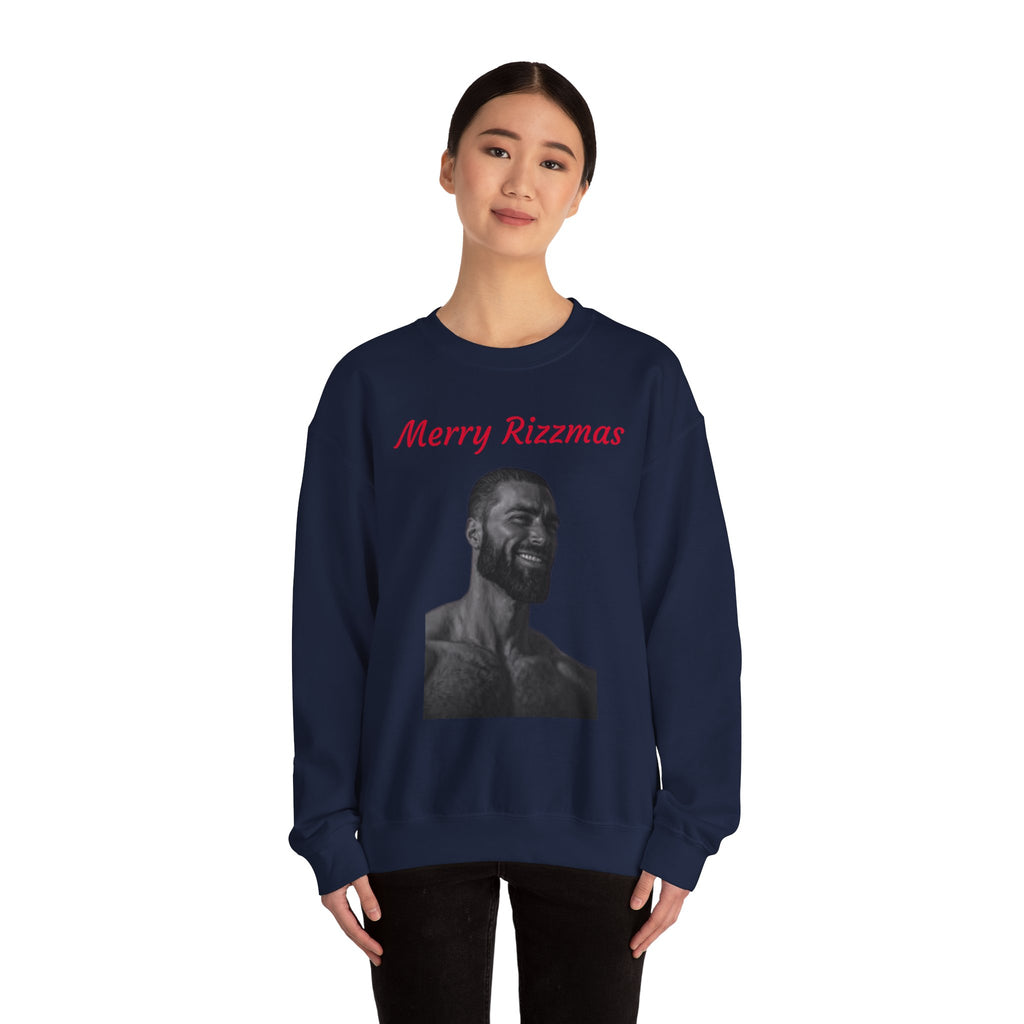 Merry Rizzmas Sweatshirt– Funny Meme Sweatshirt