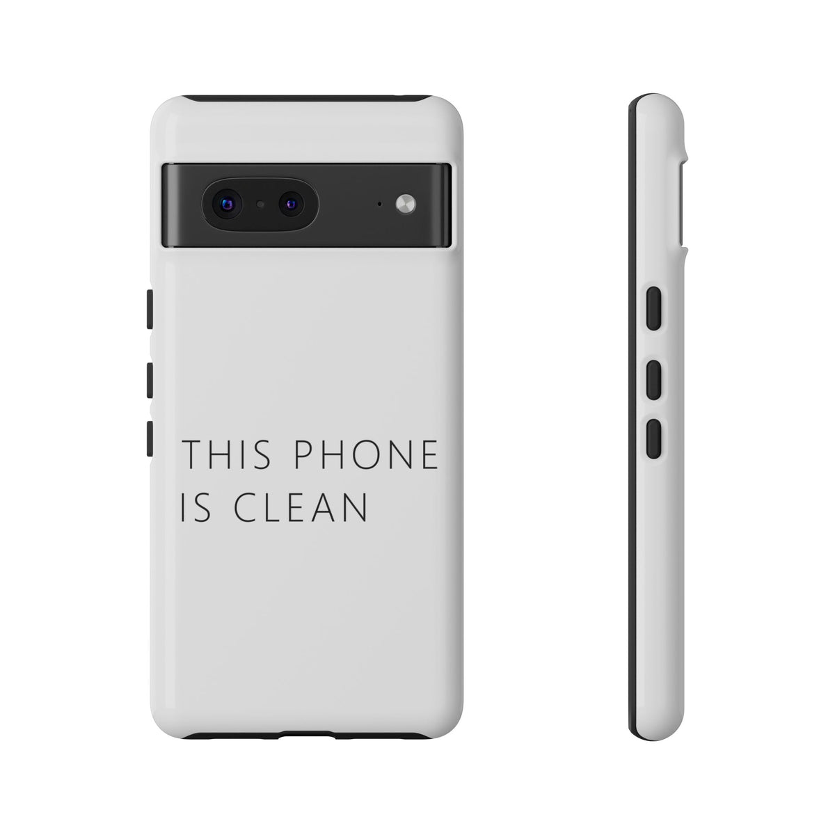 This Phone Is Clean Phone Case – Funny Deadpan Gag Gift Phone Case