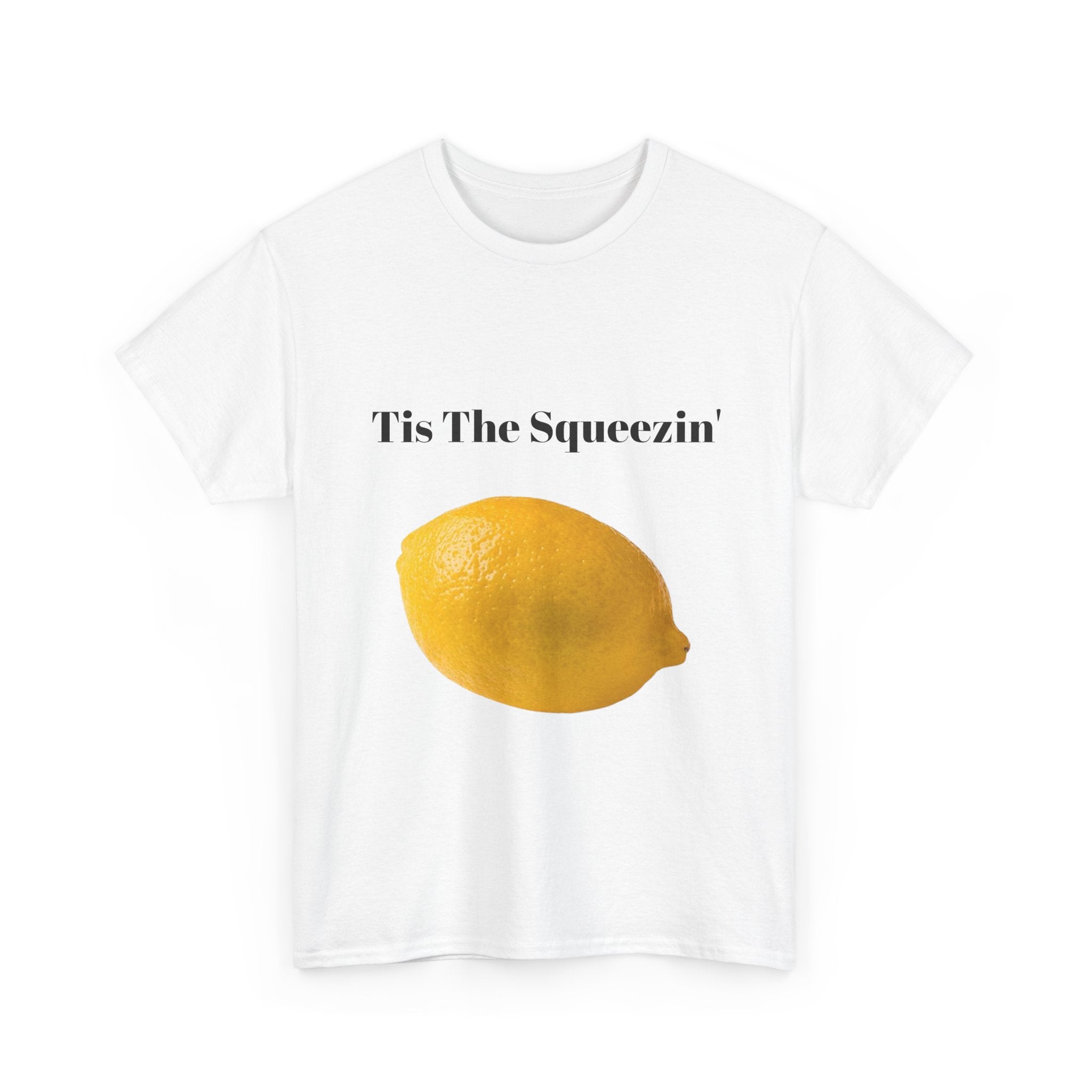 Tis The Squeezin' - Funny Christmas Lemon Pun T-Shirt