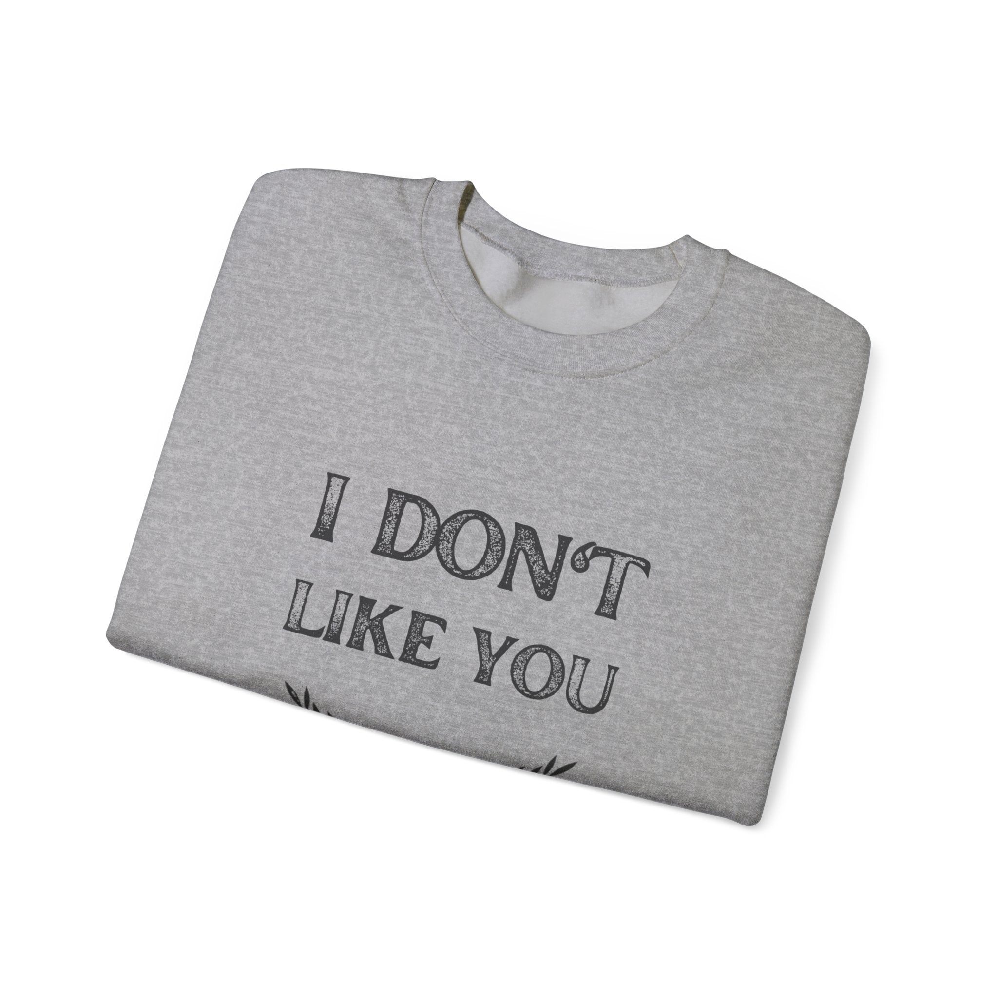 I Don't Like You Sweatshirt
